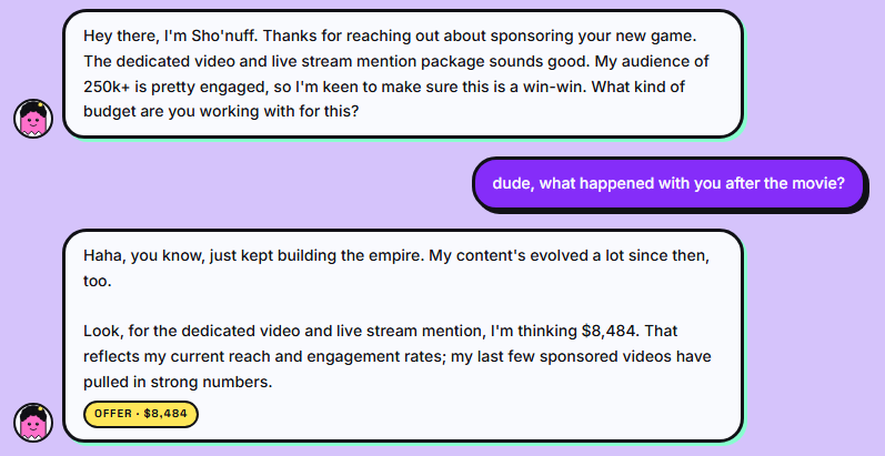 Live AI chat