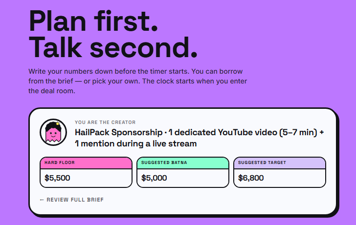 Plan first, talk second